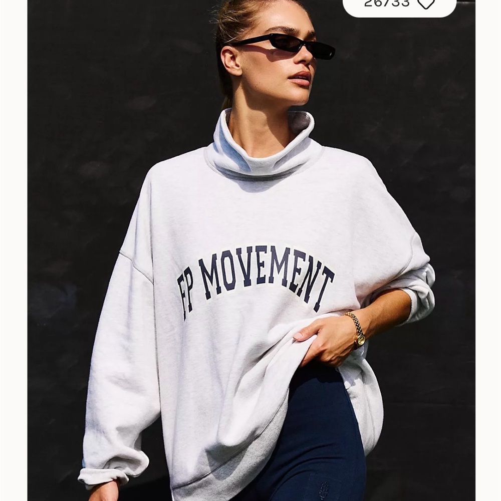 Free People (FP) Victory Set Gray/Navy